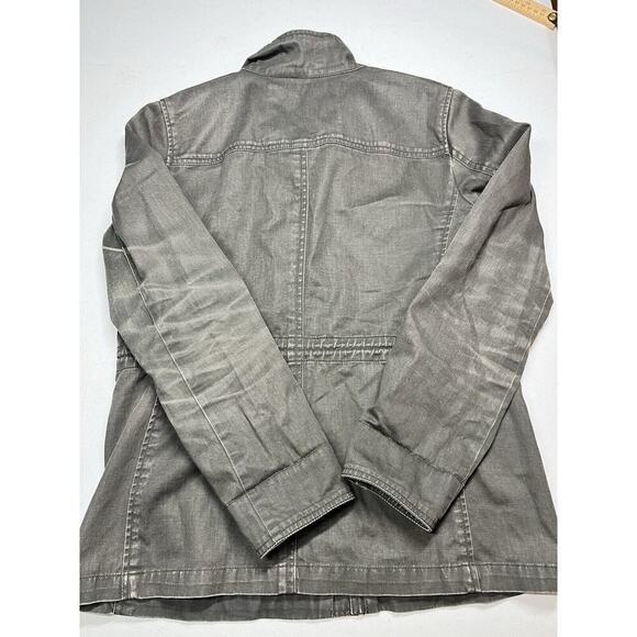 J. Crew Relaxed Boyfriend Field Jacket Chore Canvas Dark Size Smal - Picture 9 of 10